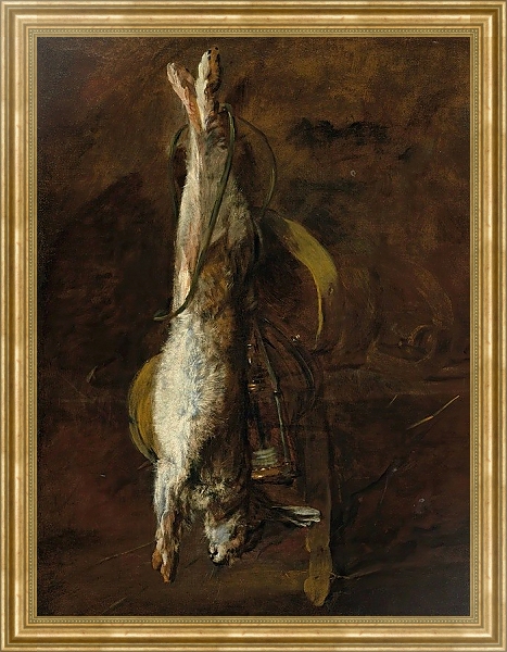 Постер A dead rabbit and a satchel с типом исполнения На холсте в раме в багетной раме NA033.1.051