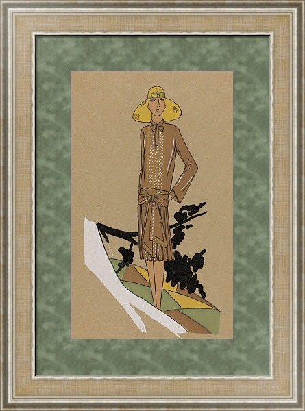 Постер Création J. SUZANNE TALBOT с типом исполнения Акварель в раме в багетной раме 485.M40.584