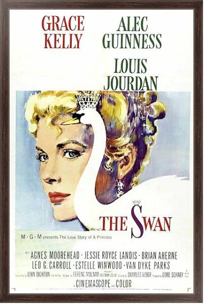 Постер Poster - Swan с типом исполнения На холсте в раме в багетной раме 221-02