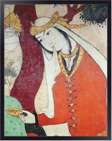 Постер Woman from the Court of Shah Abbas I, 1585-1627 с типом исполнения На холсте в раме в багетной раме 221-01