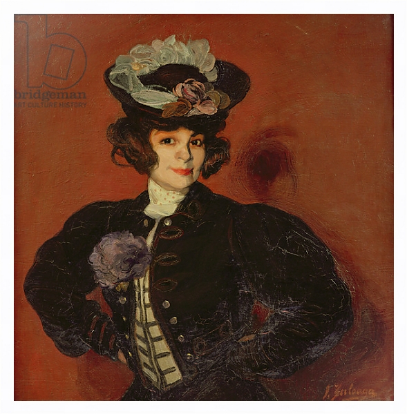 Постер Portrait of a Woman 12 с типом исполнения На холсте в раме в багетной раме 221-03