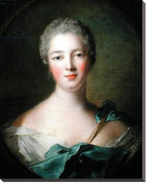 Постер Madame de Pompadour 1748 с типом исполнения На холсте без рамы