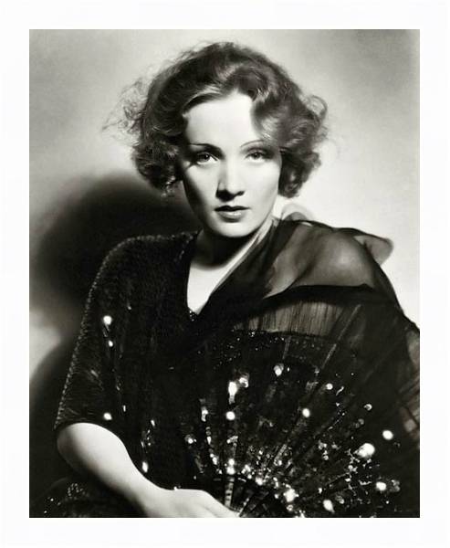 Постер Dietrich, Marlene 13 с типом исполнения На холсте в раме в багетной раме 221-03