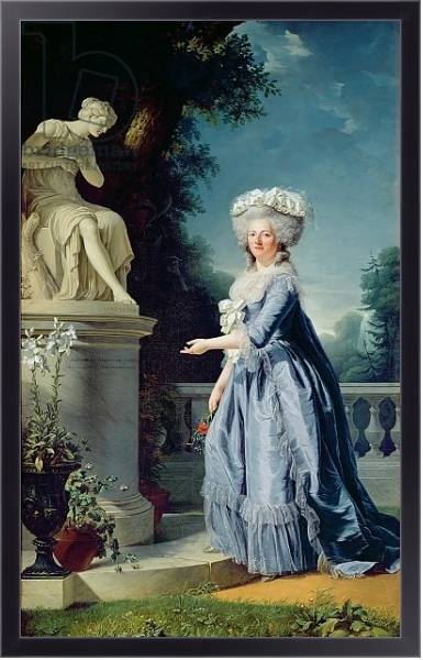 Постер Portrait of Marie-Louise Victoire de France с типом исполнения На холсте в раме в багетной раме 221-01
