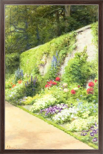 Постер The Artist's Garden с типом исполнения На холсте в раме в багетной раме 221-02