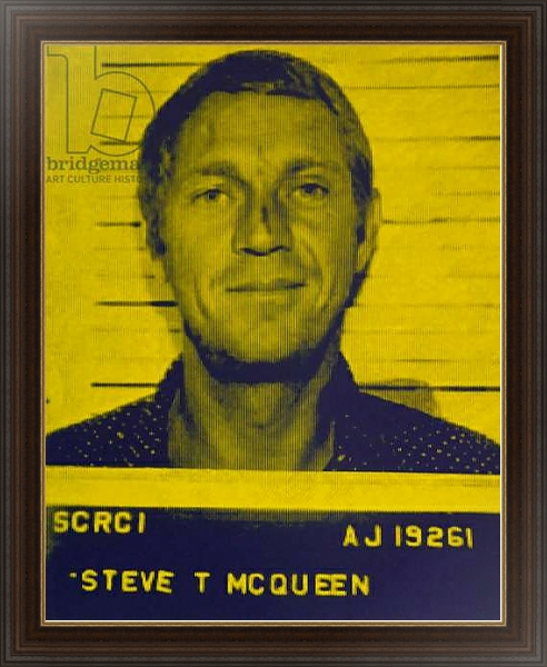 Постер Steve McQueen II с типом исполнения На холсте в раме в багетной раме 1.023.151
