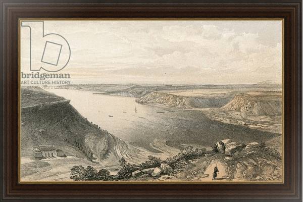 Постер The north side of the harbour of Sebastopol from the top of the harbour, 22 June 1855 с типом исполнения На холсте в раме в багетной раме 1.023.151