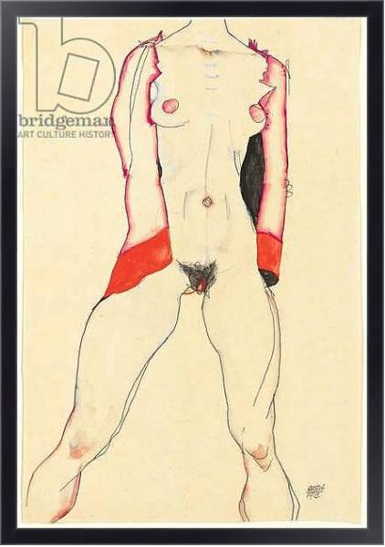 Постер Female Torso; Weiblicher Torso, 1913 с типом исполнения На холсте в раме в багетной раме 221-01