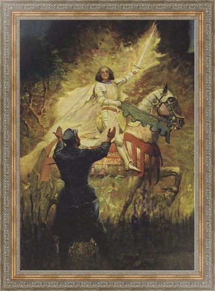 Постер Joan of Arc 1 с типом исполнения На холсте в раме в багетной раме 484.M48.310