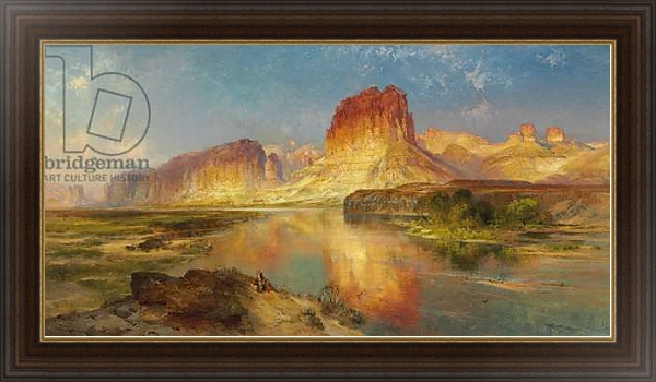 Постер Green River of Wyoming, 1878 с типом исполнения На холсте в раме в багетной раме 1.023.151