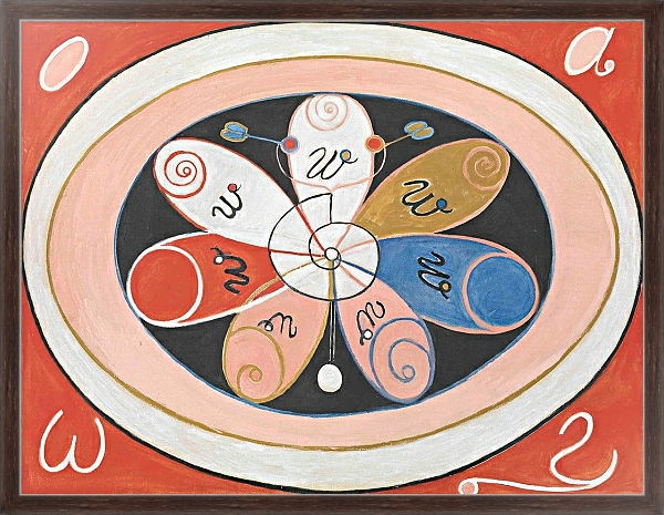 Постер Evolution, No. 15, Group IV, The Seven-pointed Stars с типом исполнения На холсте в раме в багетной раме 221-02