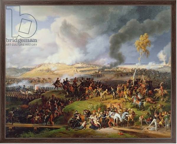 Постер Battle of Moscow, 7th September 1812, 1822 с типом исполнения На холсте в раме в багетной раме 221-02
