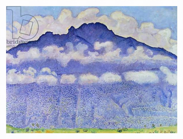 Постер Andey Mountain, vue from Bonneville, 1909 с типом исполнения На холсте в раме в багетной раме 221-03