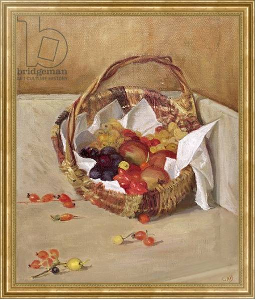 Постер Basket of Fruit с типом исполнения На холсте в раме в багетной раме NA033.1.051