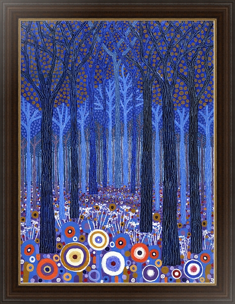 Постер Blue Forest, 2011, с типом исполнения На холсте в раме в багетной раме 1.023.151