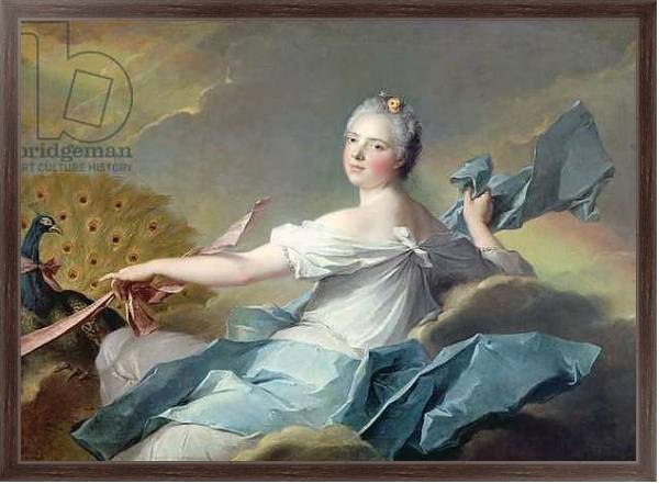 Постер Adelaide de France, as the element of Air, 1750-1 с типом исполнения На холсте в раме в багетной раме 221-02