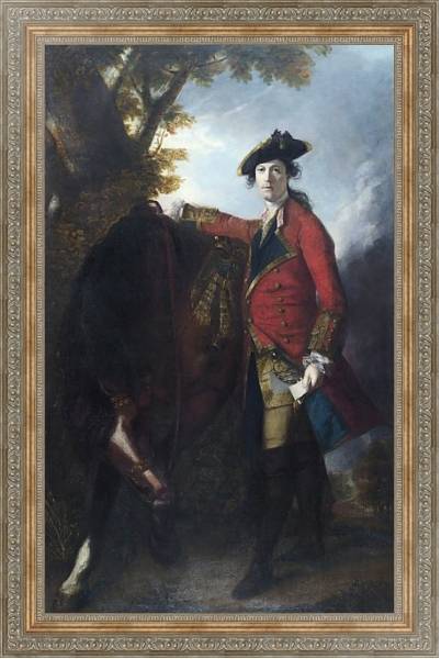 Постер Капитан Роберт Орме с типом исполнения На холсте в раме в багетной раме 484.M48.310