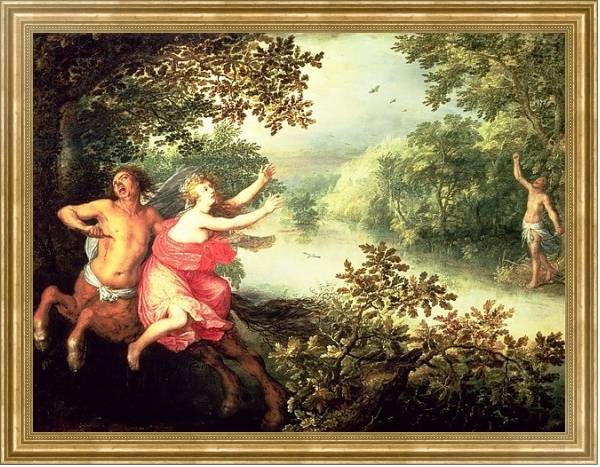 Постер Hercules, Deianeira and the centaur Nessus, 1612 с типом исполнения На холсте в раме в багетной раме NA033.1.051