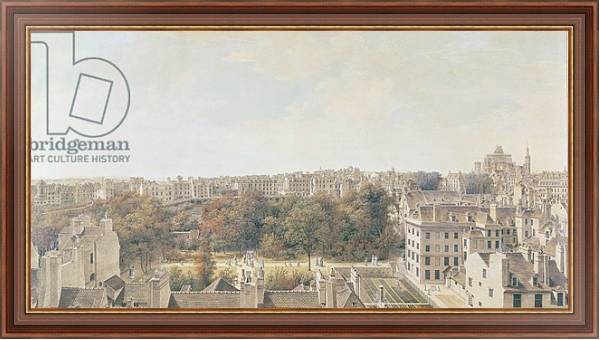 Постер View of Paris from the Belvedere of M. Fornelle, rue des Boulangers, 1787 с типом исполнения На холсте в раме в багетной раме 35-M719P-83