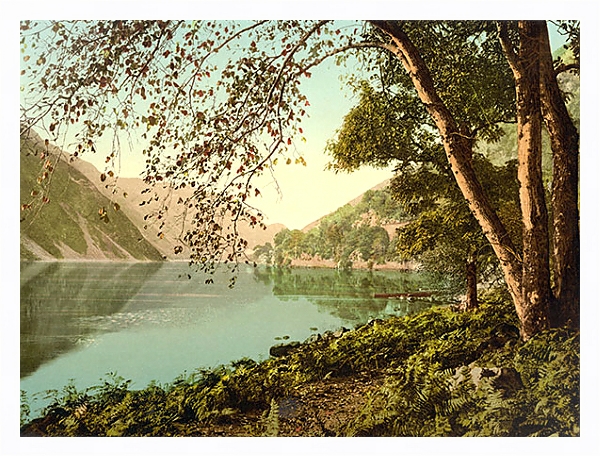 Постер Шотландия. Живописный пейзаж с типом исполнения На холсте в раме в багетной раме 221-03