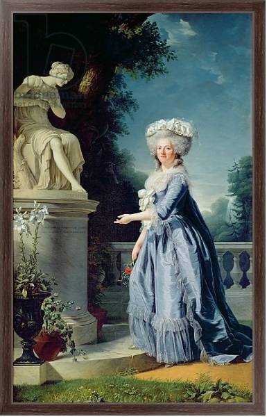 Постер Portrait of Marie-Louise Victoire de France с типом исполнения На холсте в раме в багетной раме 221-02