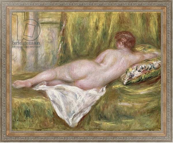 Постер Reclining Nude from the Back, Rest after the Bath, c.1909 с типом исполнения На холсте в раме в багетной раме 484.M48.310