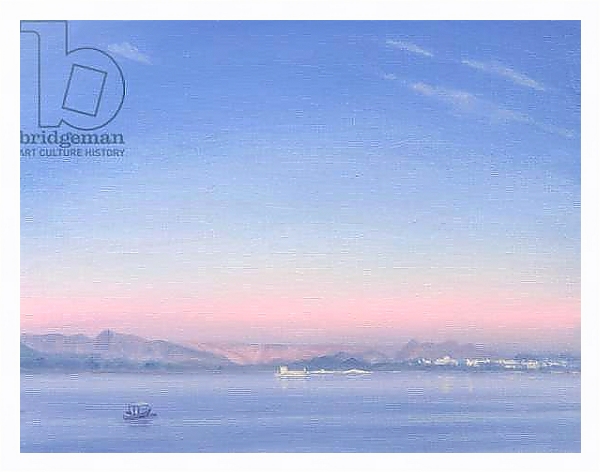 Постер Dawn over Lake Piccola с типом исполнения На холсте в раме в багетной раме 221-03