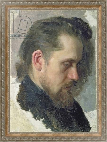 Постер Portrait of the author Nikolay Pomyalovsky, 1860 с типом исполнения На холсте в раме в багетной раме 484.M48.310