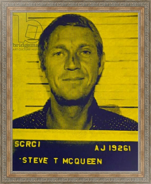 Постер Steve McQueen II с типом исполнения На холсте в раме в багетной раме 484.M48.310