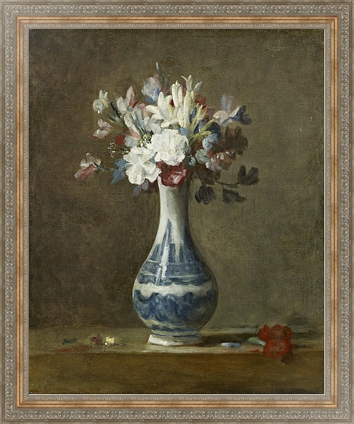 Постер A Vase of Flowers с типом исполнения На холсте в раме в багетной раме 484.M48.310