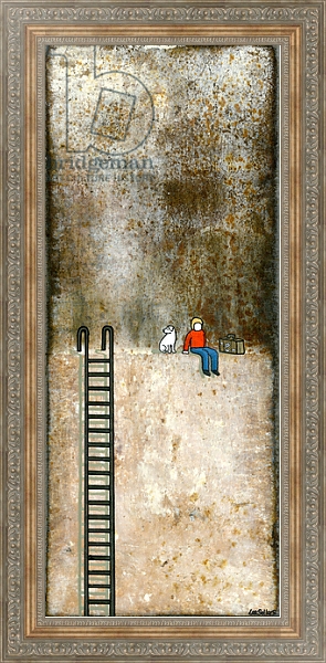 Постер The Start of a Wild Adventure, 2012, с типом исполнения На холсте в раме в багетной раме 484.M48.310