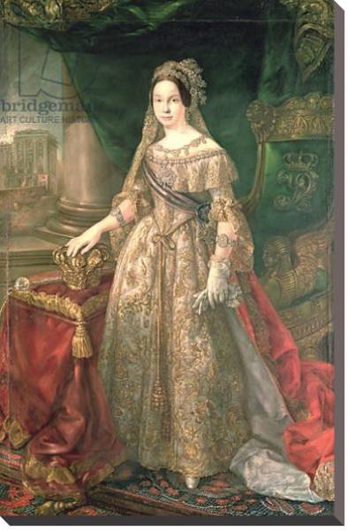 Постер Queen Isabella II 1843 с типом исполнения На холсте без рамы