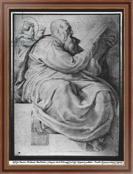 Постер The Prophet Zacharias, after Michelangelo Buonarroti с типом исполнения На холсте в раме в багетной раме 35-M719P-83
