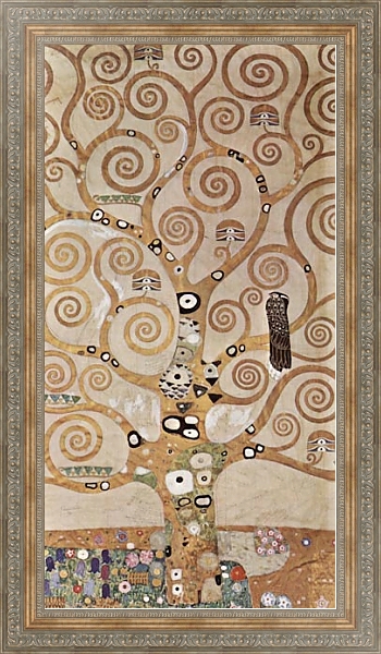 Постер Картон для фриза во дворце Стокле (Брюссель). Фрагмент декора 2 с типом исполнения На холсте в раме в багетной раме 484.M48.310