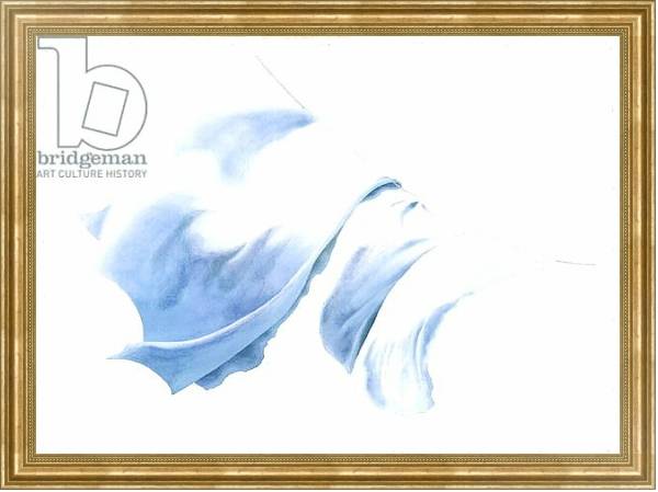 Постер Sheet and Pillowcases in Tiree Wind, 2004 с типом исполнения На холсте в раме в багетной раме NA033.1.051
