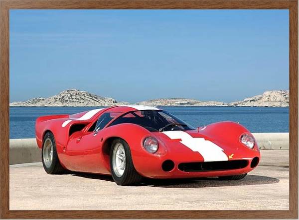 Постер Lola T70 (MkIII) '1967–68 с типом исполнения На холсте в раме в багетной раме 1727.4310