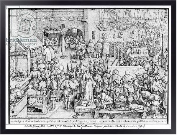 Постер Justice, 1559 с типом исполнения На холсте в раме в багетной раме 221-01
