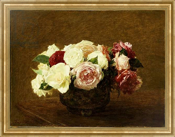 Постер Roses, 1894 с типом исполнения На холсте в раме в багетной раме NA033.1.051