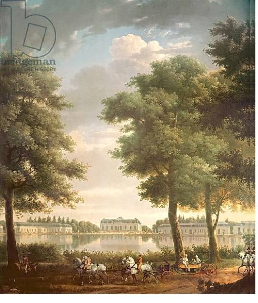 Постер Schloss Benrath, 1806 с типом исполнения На холсте без рамы