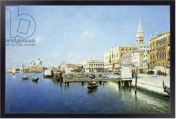Постер A View of Venice 1 с типом исполнения На холсте в раме в багетной раме 221-01