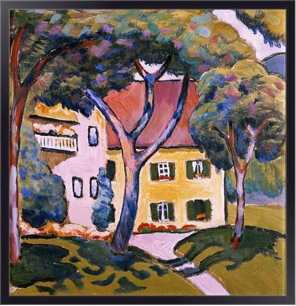 Постер House in a Landscape с типом исполнения На холсте в раме в багетной раме 221-01