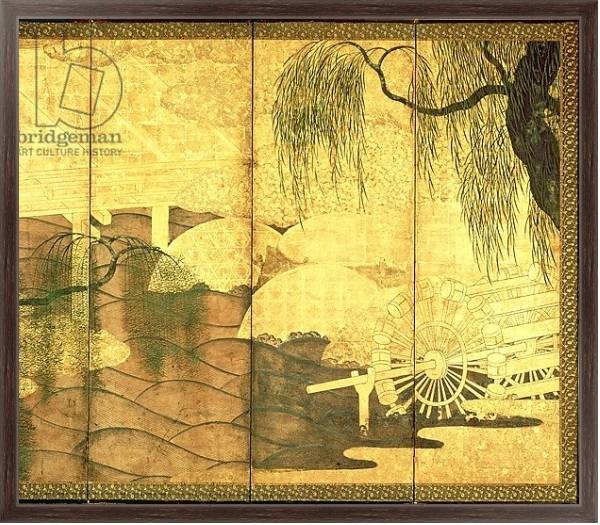 Постер The Bridge on Liji River 2 с типом исполнения На холсте в раме в багетной раме 221-02