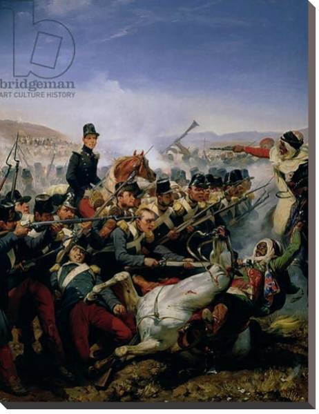 Постер The Battle of Somah, 1839 с типом исполнения На холсте без рамы