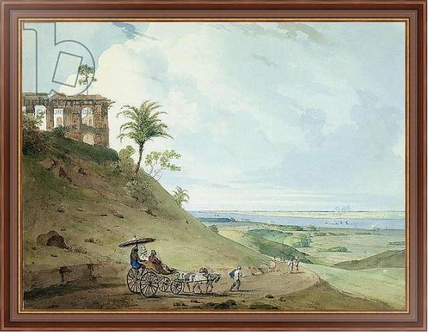 Постер Ruins on Pir Pihar, near Monghy, Bihar, 1790 с типом исполнения На холсте в раме в багетной раме 35-M719P-83