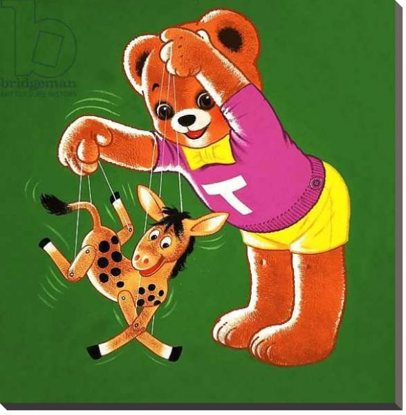 Постер Teddy Bear 289 с типом исполнения На холсте без рамы