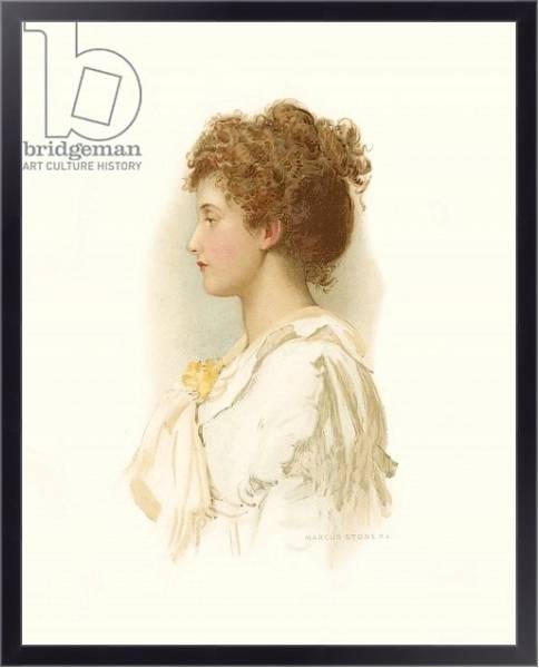 Постер Tennyson's Adeline с типом исполнения На холсте в раме в багетной раме 221-01