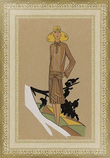 Постер Création J. SUZANNE TALBOT с типом исполнения Акварель в раме в багетной раме 484.M48.725