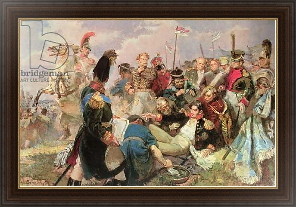 Постер Battle of Borodino, 7th September 1812 с типом исполнения На холсте в раме в багетной раме 1.023.151