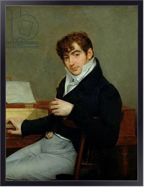 Постер Portrait of Pierre Zimmermann 1808 с типом исполнения На холсте в раме в багетной раме 221-01