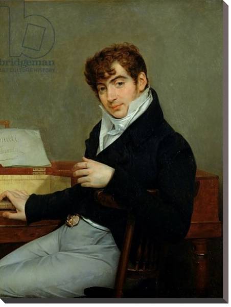 Постер Portrait of Pierre Zimmermann 1808 с типом исполнения На холсте без рамы